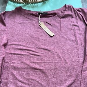 Women's Dark Purplish Pink long sleeve Top